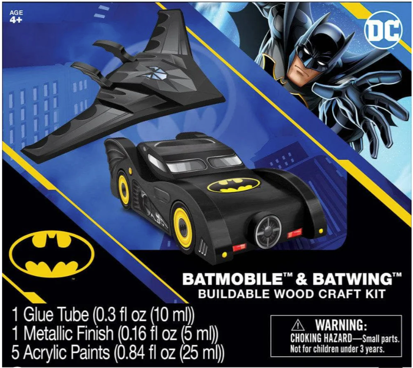 Batman -2 pk Wood Craft Kit