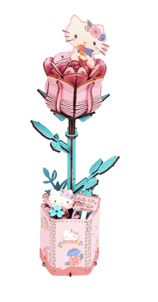 3D Kit- Hello Kitty Pink Rose