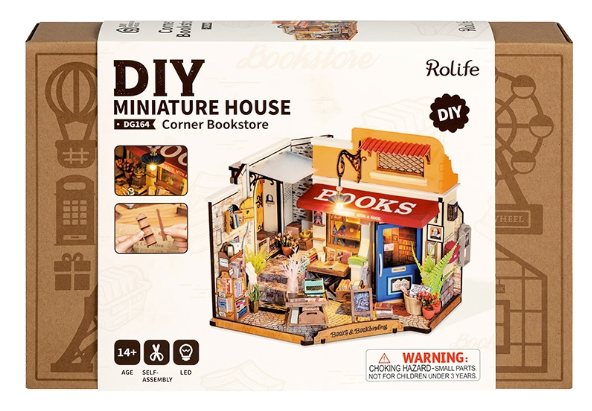 DIY Miniature-Corner Bookstore