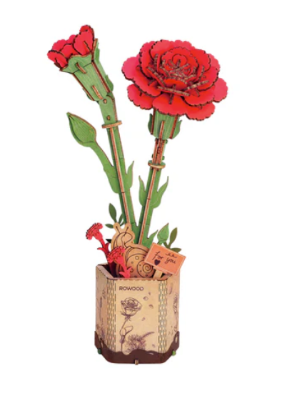 3D Kit- Red Carnation