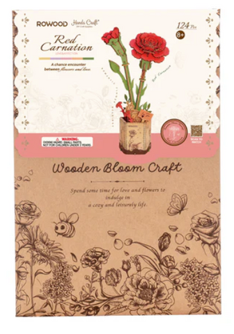 3D Kit- Red Carnation