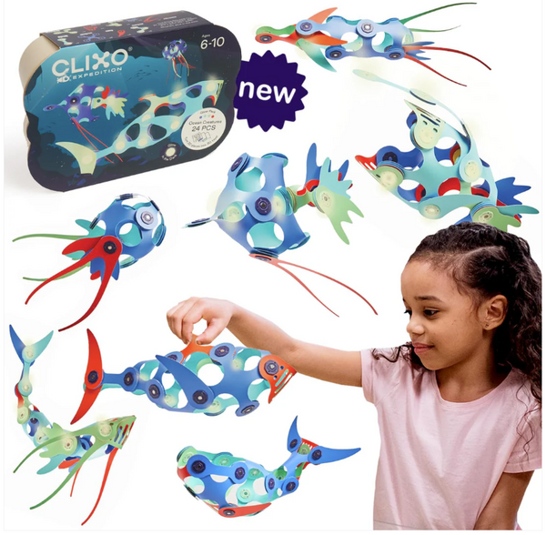 Clixo Mag.- Ocean Creatures 24pc