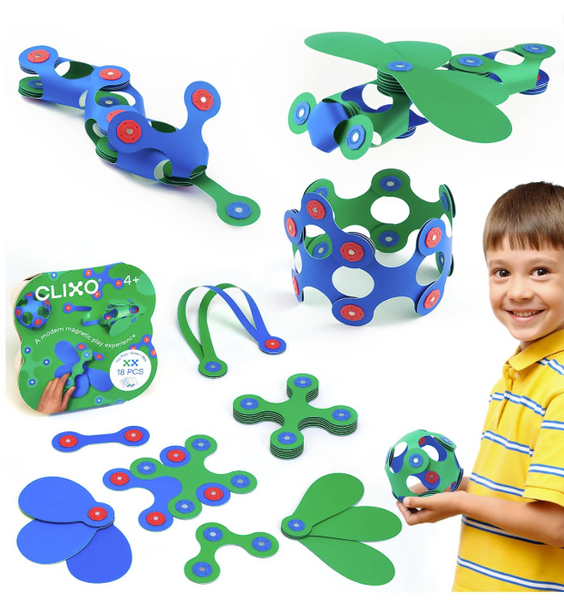 Clixo Mag.- ITSY 18pc Green/Blue