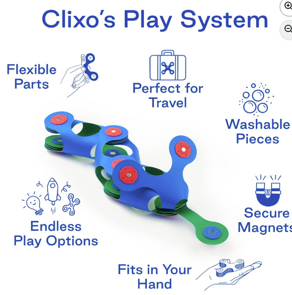 Clixo Mag.- ITSY 18pc Green/Blue