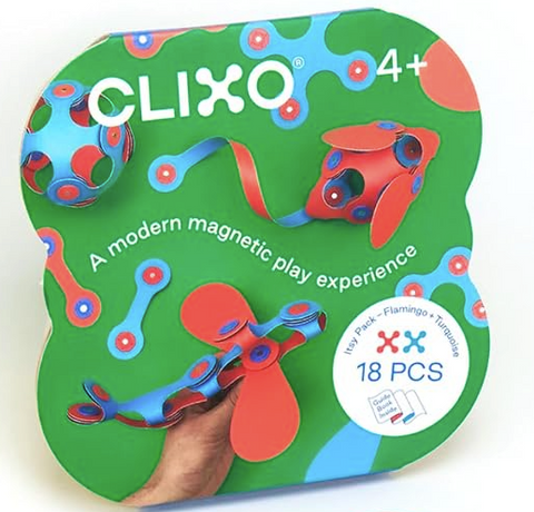Clixo Mag.- ITSY 18pc Flamingo/Turq.