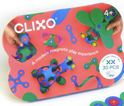 Clixo Mag.- CREW 30pc Blue/Green