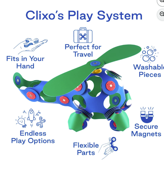 Clixo Mag.- CREW 30pc Blue/Green