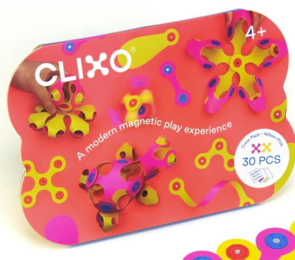 Clixo Mag.- CREW 30pc Pink/Yellow