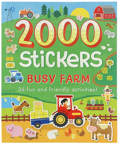 2000 Stickers-Busy Farm