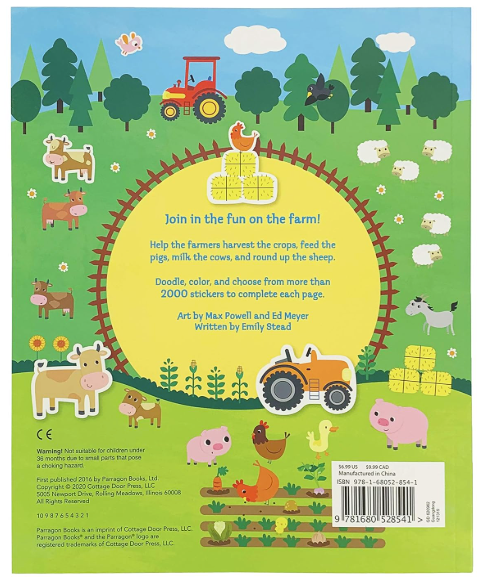 2000 Stickers-Busy Farm