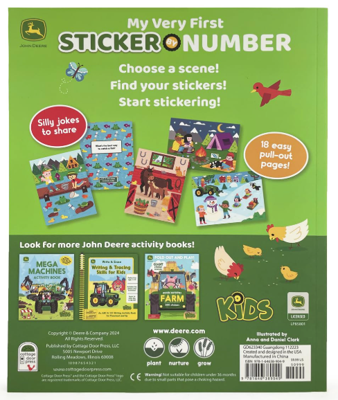 Sticker by Number - Farm & Friends