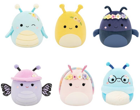 5" Squishmallows-Floral Bugs Asst.