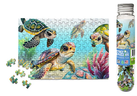 MicroPuzzle-Flippin Awesome Sea Turtles
