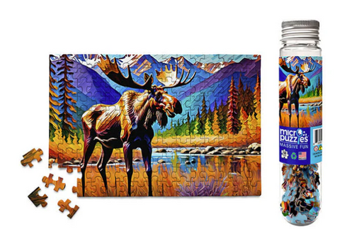 MicroPuzzle-Colorful Moose