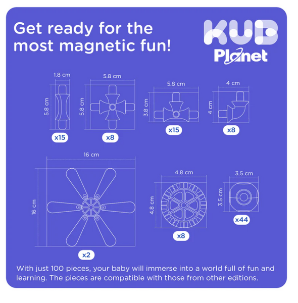 Magnetic Bldg-Astral Neon 100pc