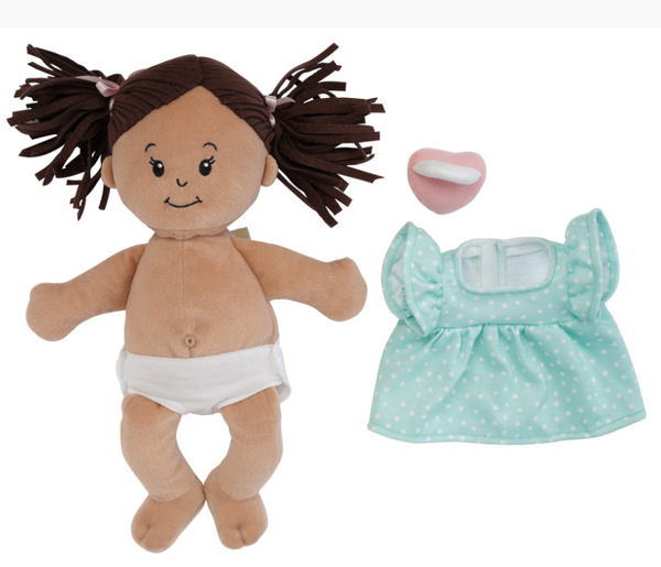 Love, Stella Beige Doll w/Brown Pigtails