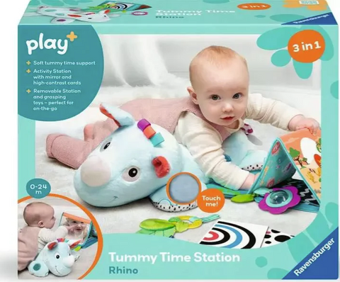 Rhino Tummy Time Book