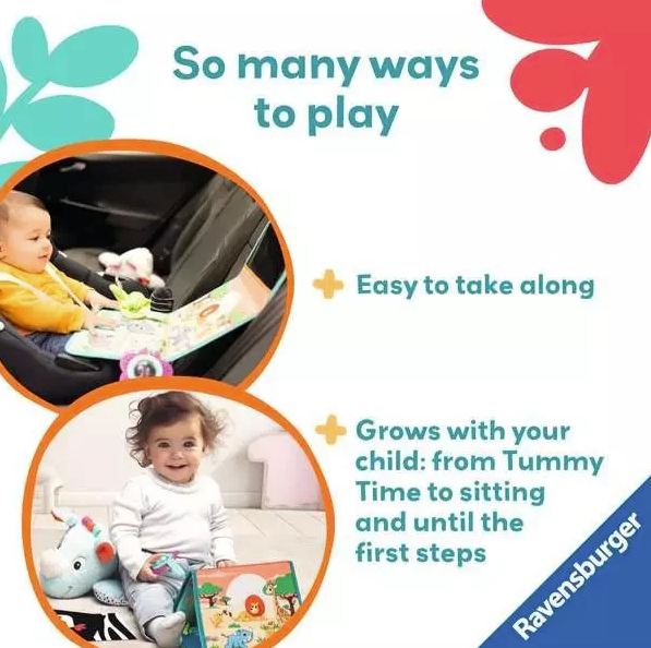 Rhino Tummy Time Book