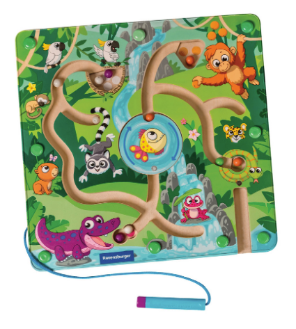 Jungle Magnetic Wooden Maze