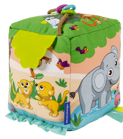 Wild Animals Roll & Play Cube