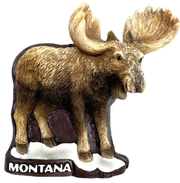 MT Moose Resin Magnet