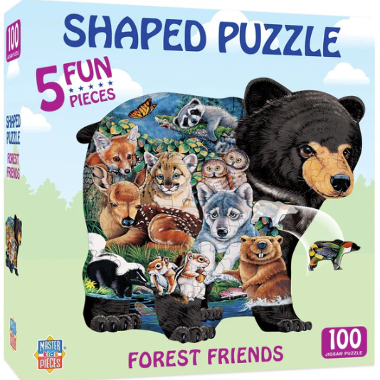 Forest Friends 100Pc Shaped