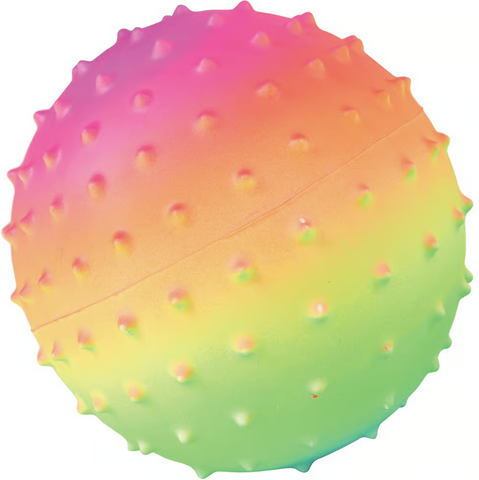 Rainbow Knobby Ball 5"