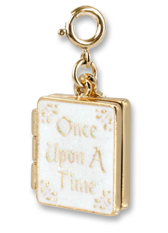 Gold Princess Book Charm