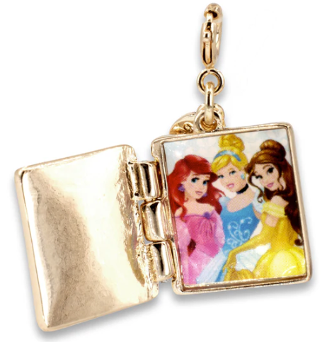 Gold Princess Book Charm