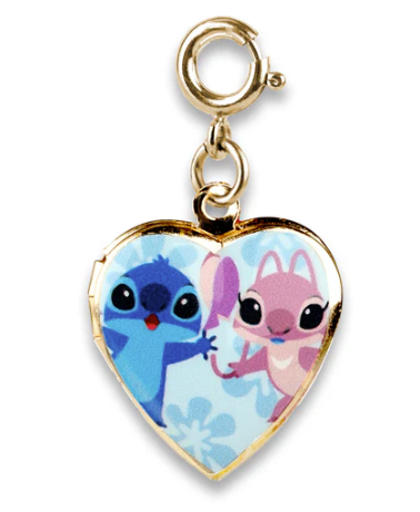 Gold Stitch/Angel Locket Charm