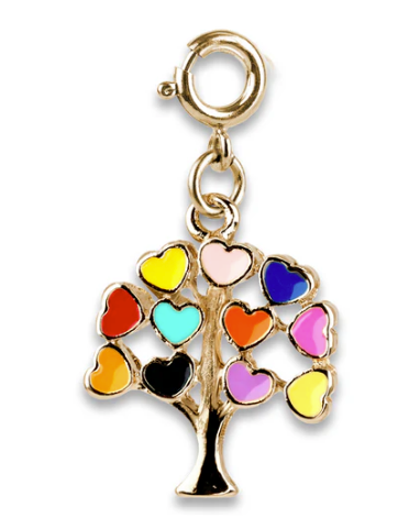 Gold Rebel Girls Tree Charm