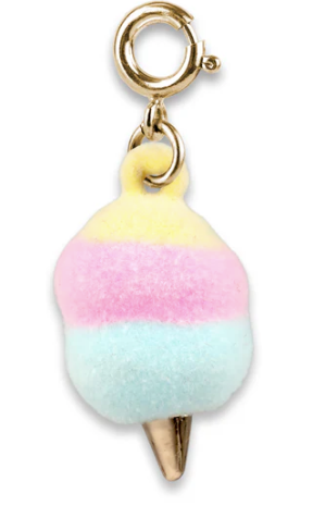 Gold Cotton Candy Charm