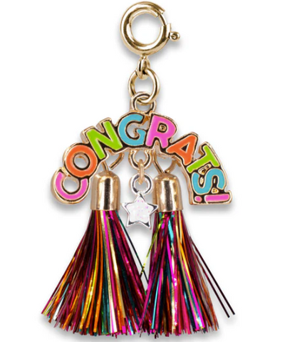 Gold Congrats Charm