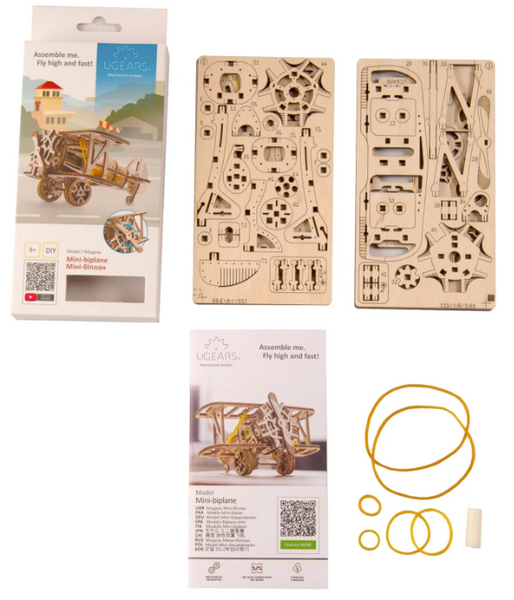 UGears Mini Biplane