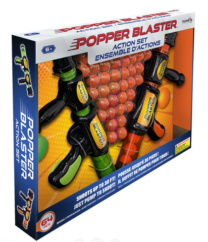 Popper Blasters Set-2 Guns w/60Balls
