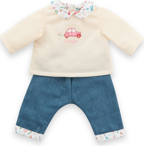12" Long Sleeve T-Shirt & Jeans