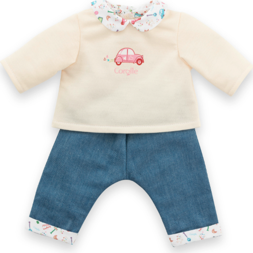 14" Long Sleeve T-Shirt & Jeans