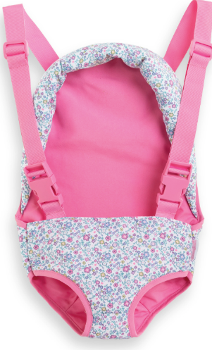 BB 14" Bright Pink Floral Baby Doll Sling