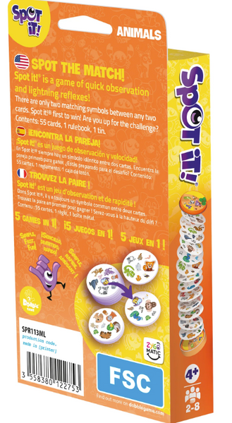 Spot It Animals (Eco-Blister)