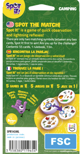 Spot It! Camping (Eco Blister)