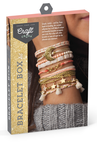 Craft Crush Bracelet Kit-Gold