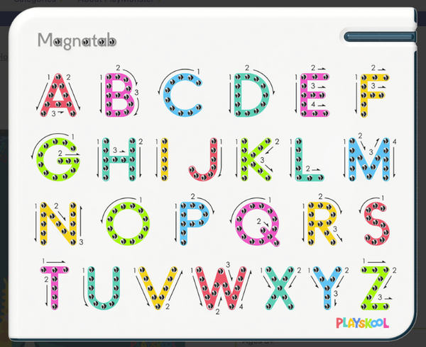 Magnatab A to Z Uppercase
