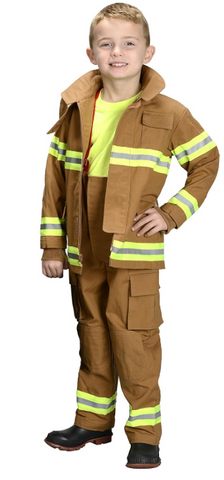 Fire Fighter Suit Tan Size 2/3