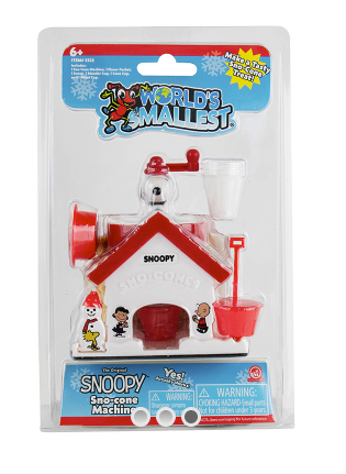 World's Smallest Snoopy Snowcone