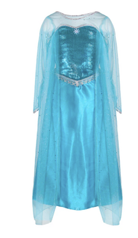 Ice Queen Dress With Cape 5/6