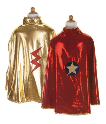 Reversible Wonder Cape Gold/Red 5/6