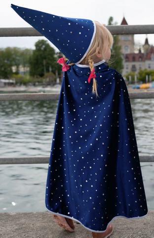 Blue Sparkle Wizard Cape/Hat 4/6