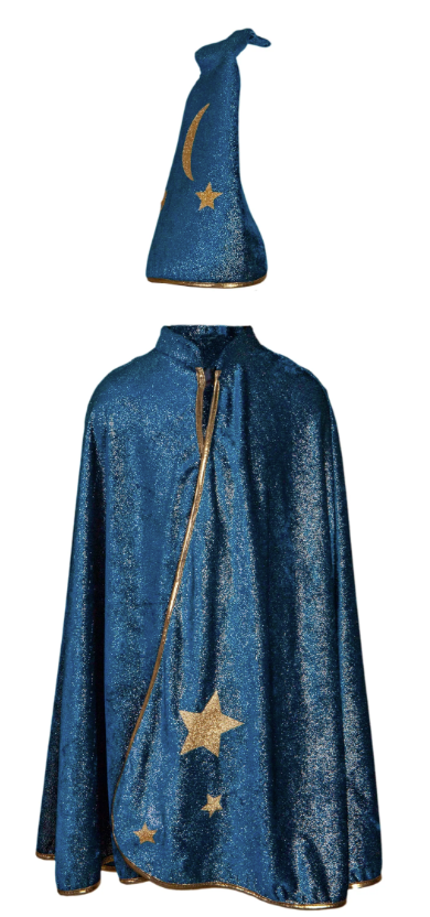 Starry Night Wizard Cape & Hat 5/6