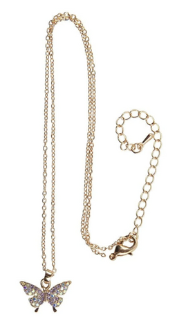 Butterfly Gem Necklace