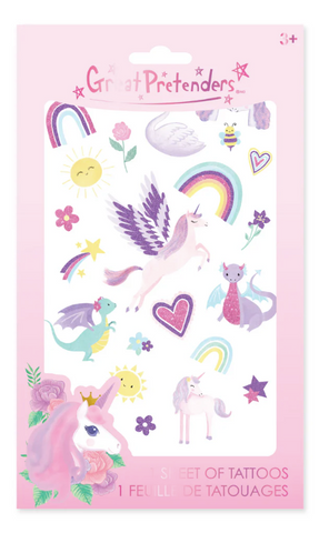 Unicorn Tattoo Sheet